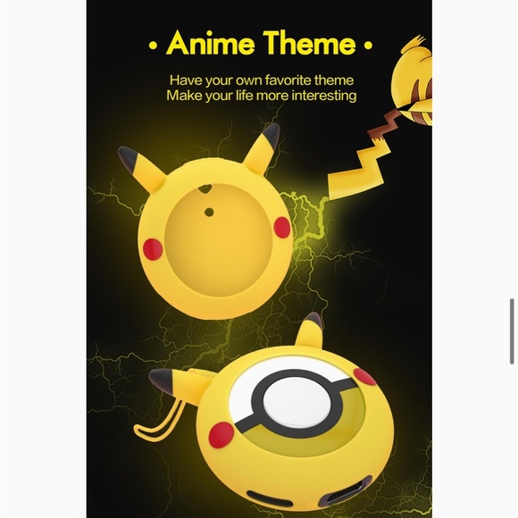 BNWT Yellow Silicone Case for Poke GO Plus +, Soft Silicone Wrist Strap Pikachu - Picture 5 of 9